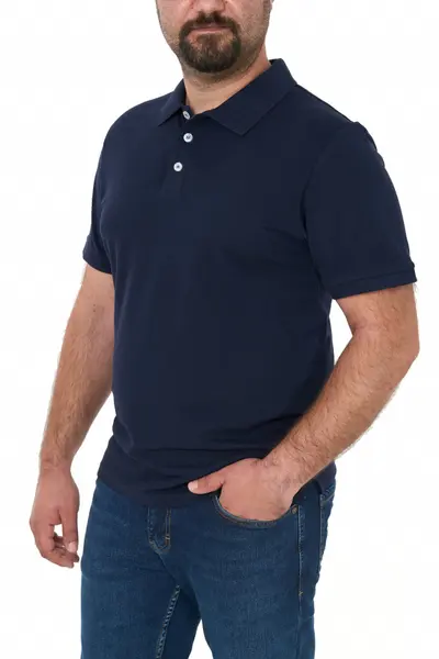 Tricou polo clasic, Patrik, bleumarin inchis (Marime tricou: 2XL)