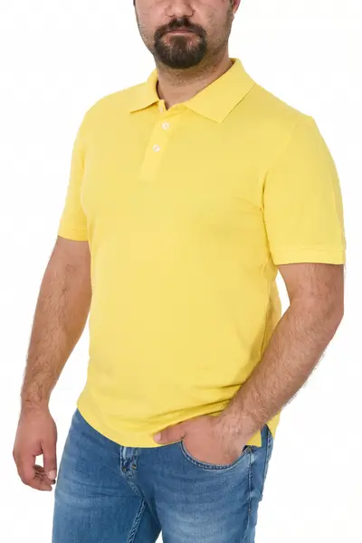 Tricou polo clasic, Patrik, galben (Marime tricou: 2XL)