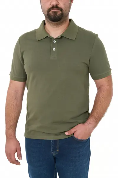 Tricou polo clasic, Patrik, kaki