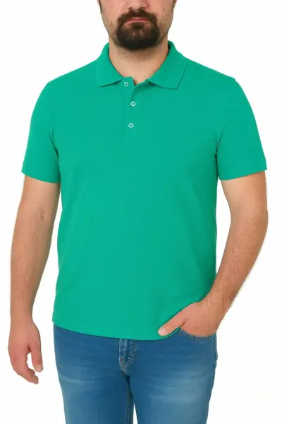 Tricou polo clasic, Patrik, verde pastel (Marime tricou: M)