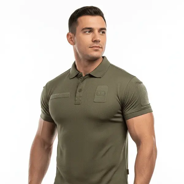 Tricou polo Elite Tactical Coolmax® M-TAC - olive - L