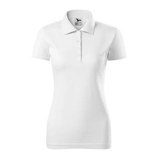 Tricou Polo Single J. - TPO1 Alb-Dama, M