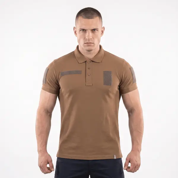 Tricou polo tactic M-TAC - COYOTE BROWN / XXL