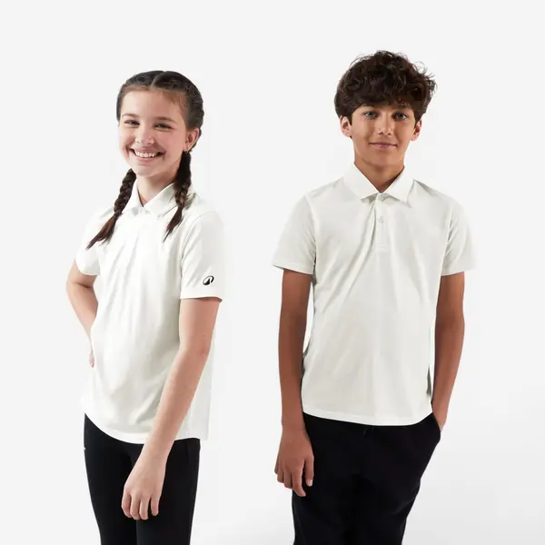 Tricou Polo Tenis TPO100 Alb Copii