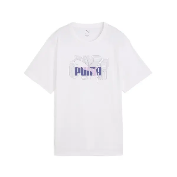 Tricou Puma GRAPHICS Stacked No. 1 Logo Relaxed Tee