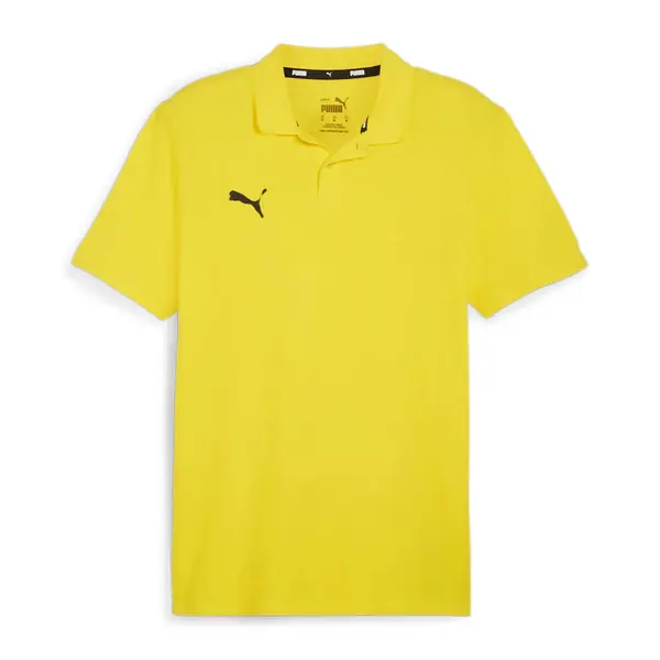 Tricou Puma teamGOAL Casuals Polo - 07 Cyber Yellow, 3XL