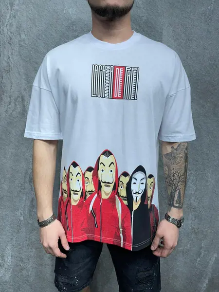 TRICOU SALVADOR DALI WHITE COD : TSAS194(1018) (MĂRIME: XL)
