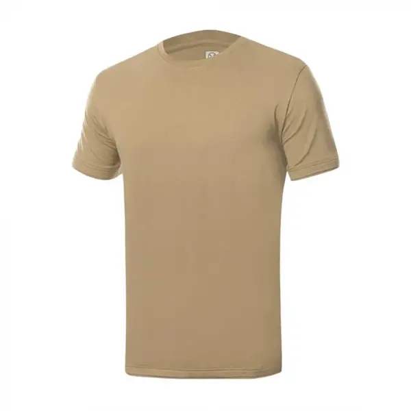 Tricou simplu barbati bej cu maneca scurta, Ardon Trendy 4XL, BEJ