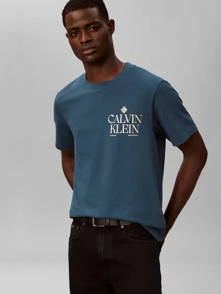 Tricou Ss 20s Calvin Roses Graphic Te
