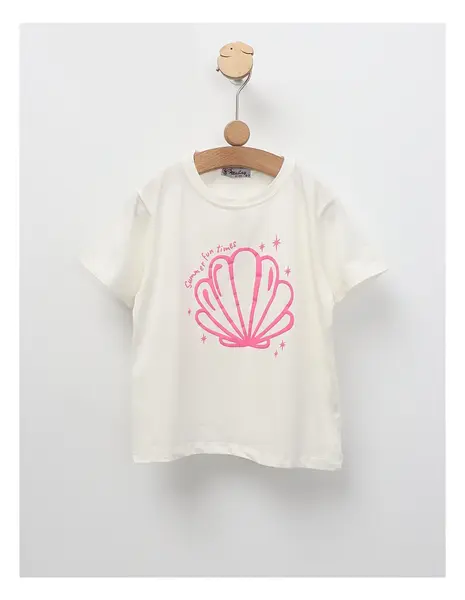 Tricou Summer Fun Times, alb