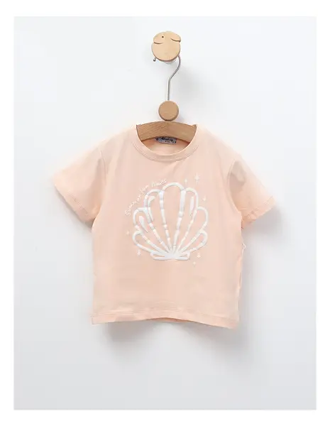 Tricou Summer Fun Times, bej