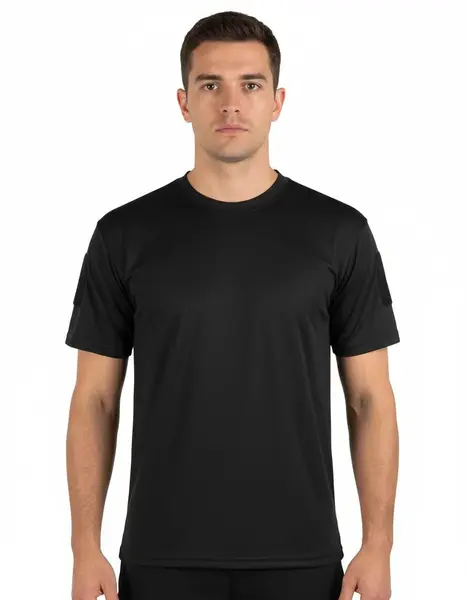 Tricou tactic army negru Quick Dry - S