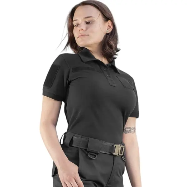 Tricou tactic polo dama negru M-TAC - M