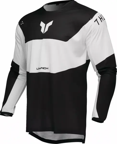 Tricou Thor LaunchMode Storm, culoare alb negru, marime M