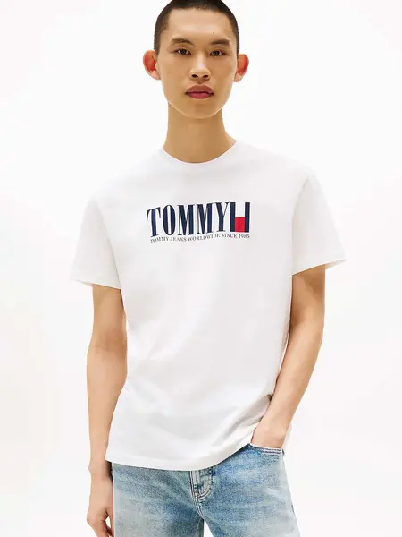 Tricou Tjm Reg Tommy Dna Flag Ext