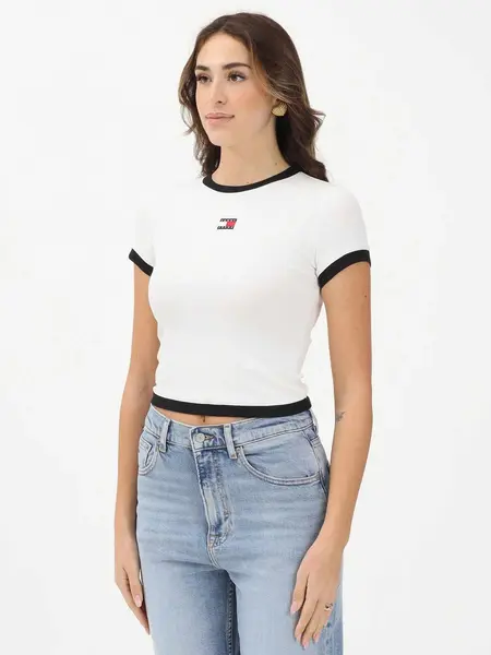 Tricou Tjw Slim Sh Badge Ss Rib Ext