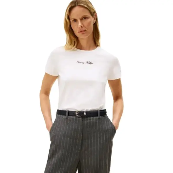 Tricou Tommy Hilfiger CLASSIC SCRIPT REG SS TEE