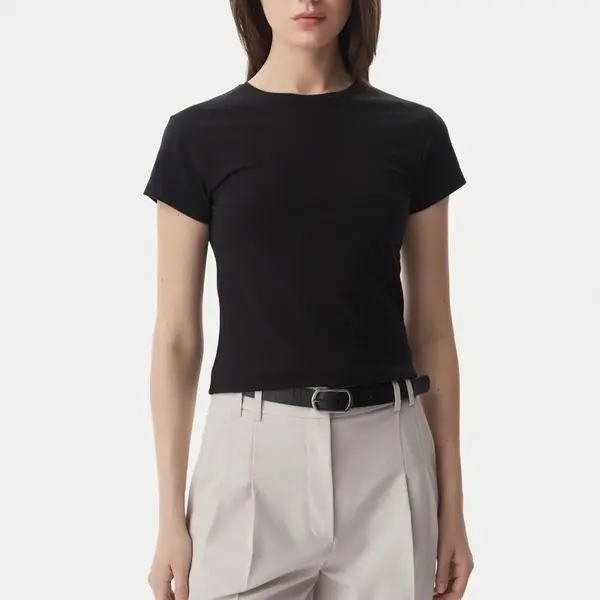 Tricou Tommy Hilfiger CO SLUB SLIM SS TEE