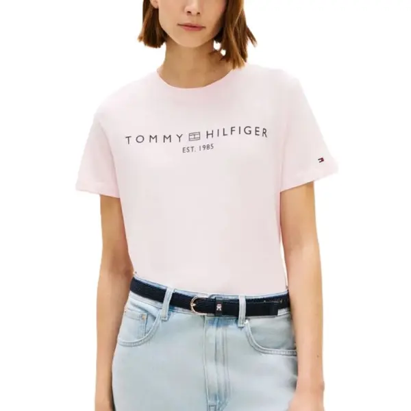 Tricou Tommy Hilfiger REG CORP LOGO C-NK SS