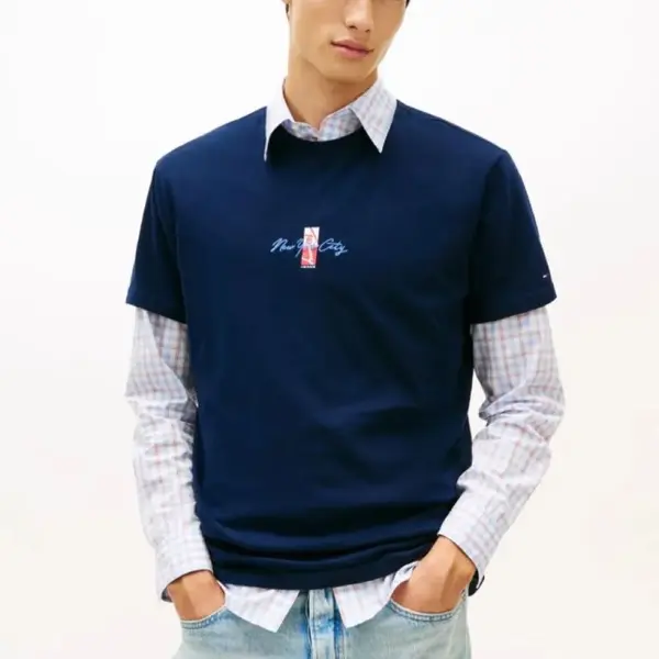 Tricou Tommy Hilfiger TJM REG SIGN BLOCK SS TEE EXT