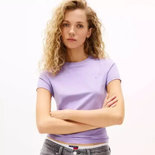 Tricou Tommy Hilfiger TJW SLIM LINEAR SS TEE EXT
