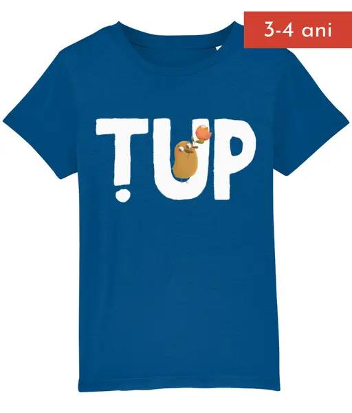 Tricou Țup albastru 3-4 ani