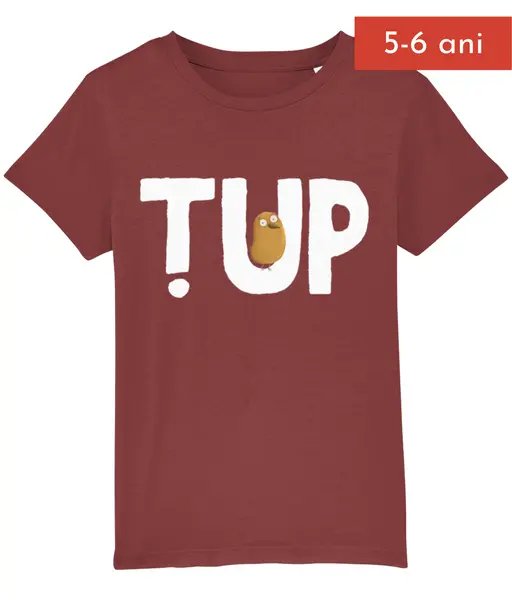 Tricou Țup burgundy 5-6 ani