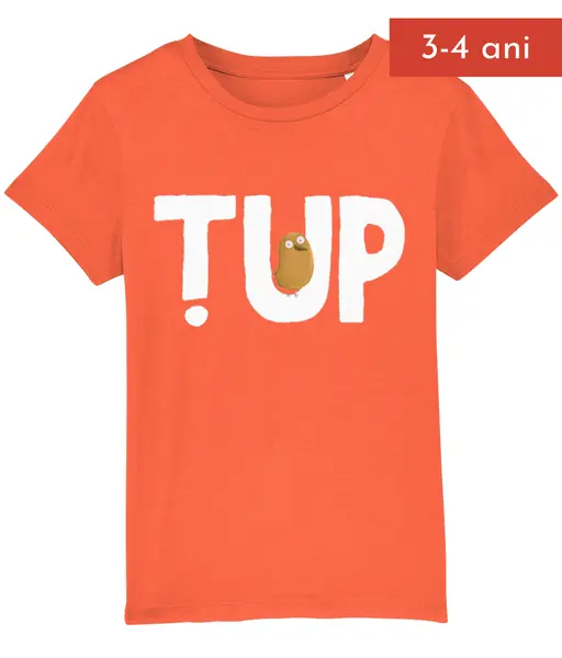 Tricou Țup portocaliu 3-4 ani