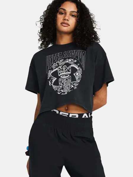 Tricou Ua Hw Dusk to Dawn Crop Ss