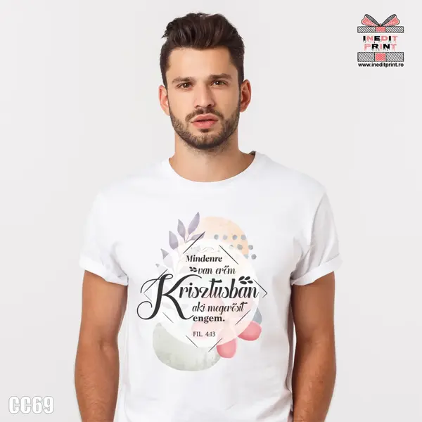 Tricou Verset Filipeni 4:13 CC69 HU -