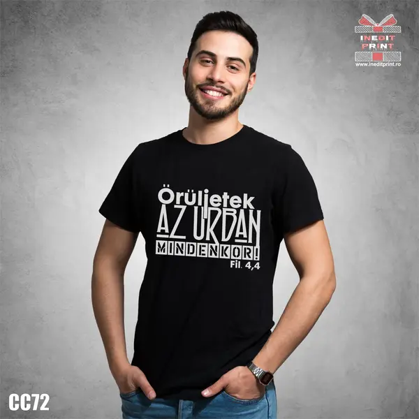 Tricou Verset Filipeni 4:4 CC72 HU -