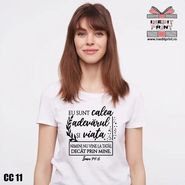 Tricou Verset Ioan 14:6 CC11 -