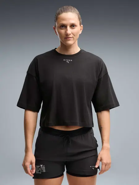 Tricou W Puma X Hyrox Cropped Lifestyle