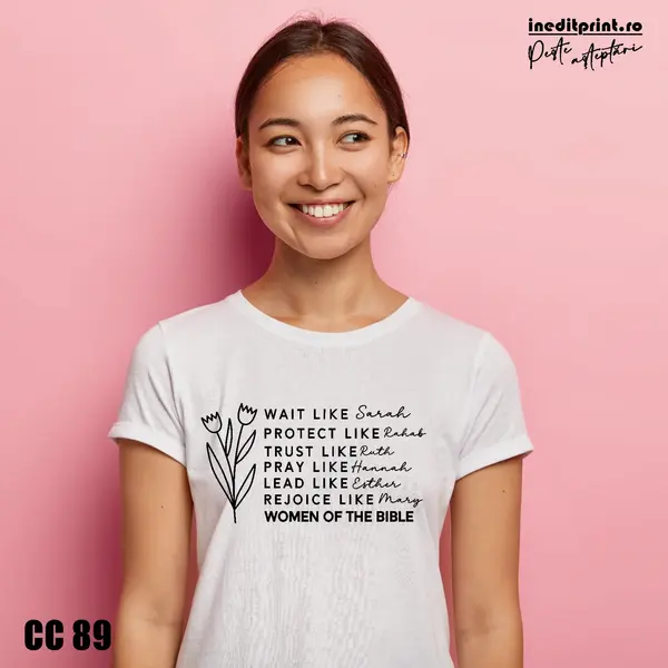 Tricou Women of the Bible CC89 -