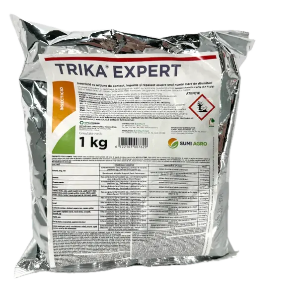 Trika Expert 1 kg, insecticid de contact si ingestie, combate buha semanatorilor, carabusul de mai, viermele sarma (porumb, sorg, mei, floarea soarelui, cartof, pepeni, morcov, varza, flori, tomate, vinete) - Default Title
