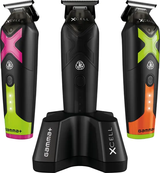 Trimmer pentru față și corp GammaPiu – Barberhood Xcell, negru