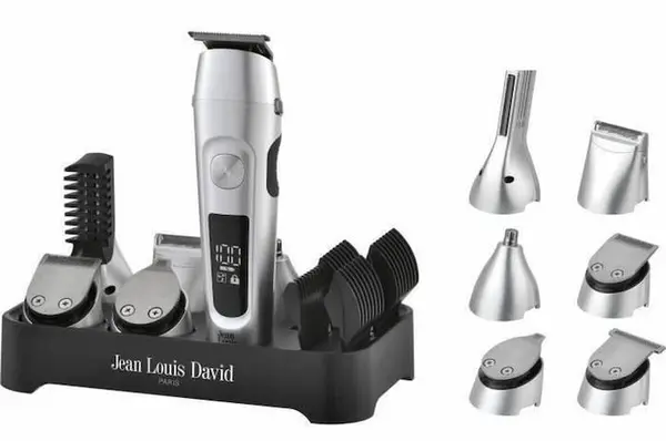 Trimmer pentru față și corp Jean Louis David - Ultimate Trimmer 20210, argintiu