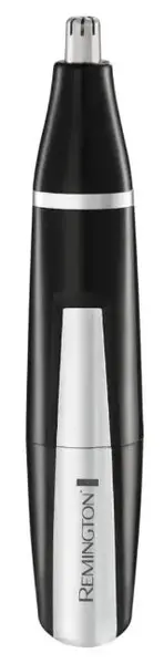 Trimmer pentru nas si urechi Remington NE3560, Baterie, 2 capete atasabile (Negru/Argintiu)