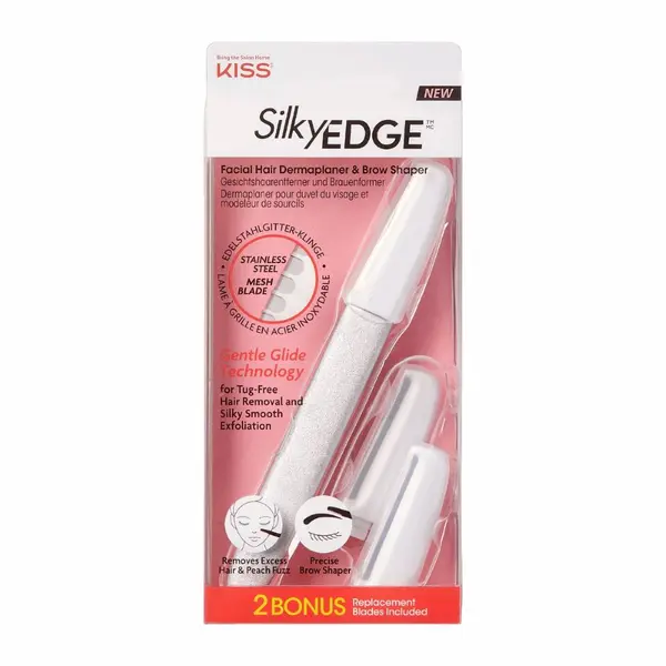 Trimmer pentru Par Facial KissUSA Silky Edge Facial Hair Dermapla