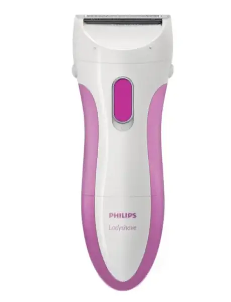 Trimmer Philips Ladyshave HP6341, Wet & Dry (Alb/Violet)