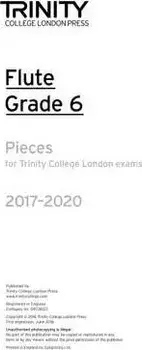Trinity College London: Flute Exam Pieces Grade 6 2017-2020 (part only), Sheet Map/***