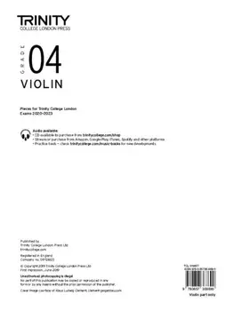 Trinity College London Violin Exam Pieces 2020-2023: Grade 4 (part only), Sheet Map/Trinity College London