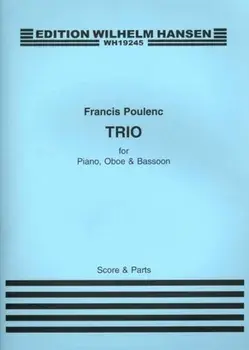 Trio for Piano, Oboe and Bassoon, Paperback/Francis Poulenc