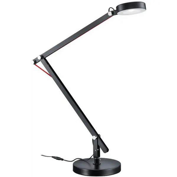 TRIO Veioza LED Amsterdam, 527920102, Negru, LED 5W, Lumina Calda, 500lm, Negru