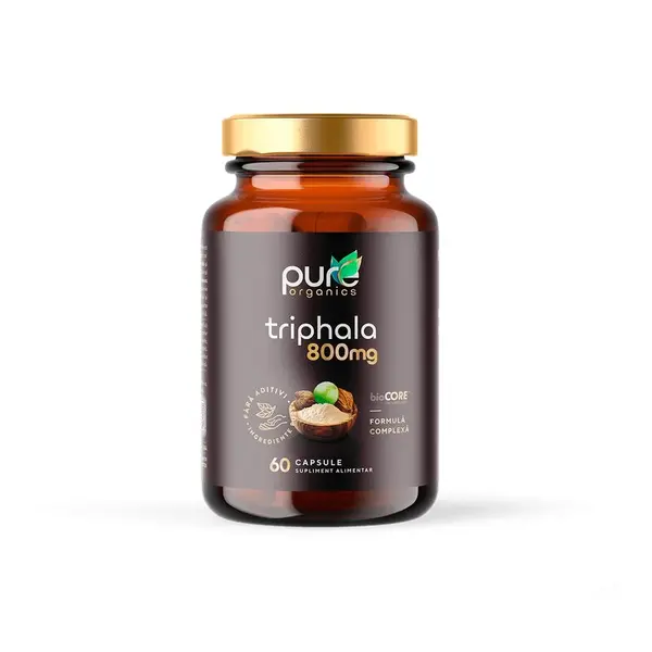 Triphala – Curatare digestiva - 60cps PureOrganics