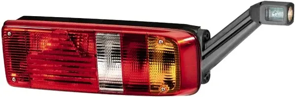Tripla lampa spate EasyConn stanga 24V triunghi Reflector , LED parking, 7 pin