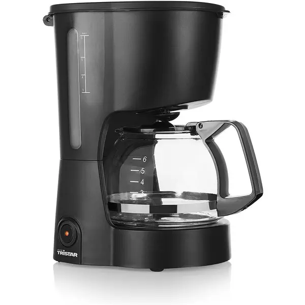 TRISTAR Cafetiera Tristar CM-1246, 6 cani, 600W, functie de mentinere la cald, compacta, Negru