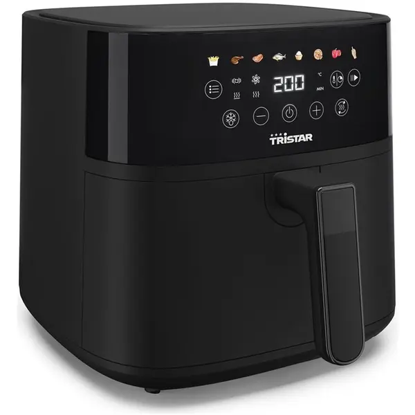 TRISTAR Friteuza cu aer cald Tristar FR-9060 Digital Airfryer, Capacitate 6 L, touchscreen, 1700 W, Negru