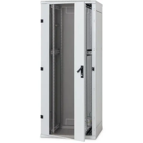 TRITON Cabinet metalic TRITON RMA-27-L61-CAX-N1, 27U, 600 x 1000 mm, usa metal perforat, panouri laterale detasabile, Gri