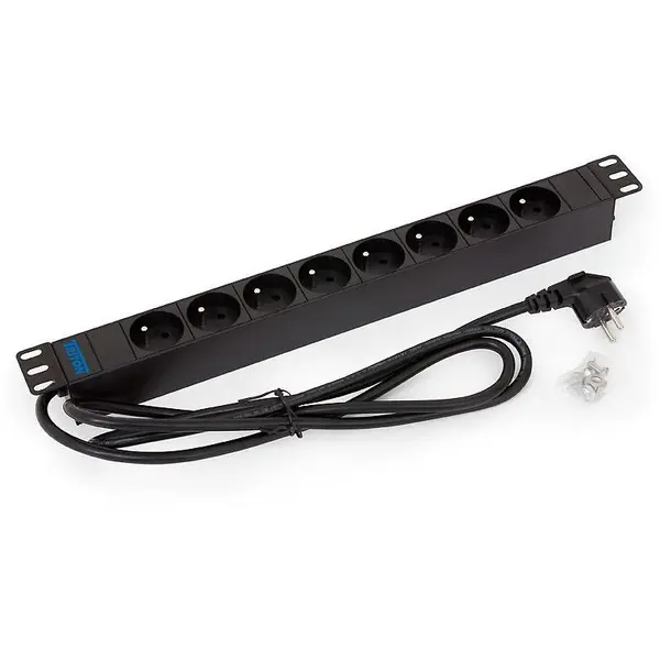 TRITON PDU Triton RAB-PD-X01-A1, 8x Schuko French, Black